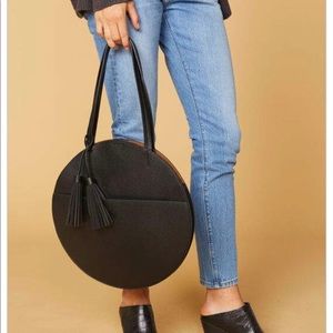 Anthropologie circle tote + tassel. New With Tags!